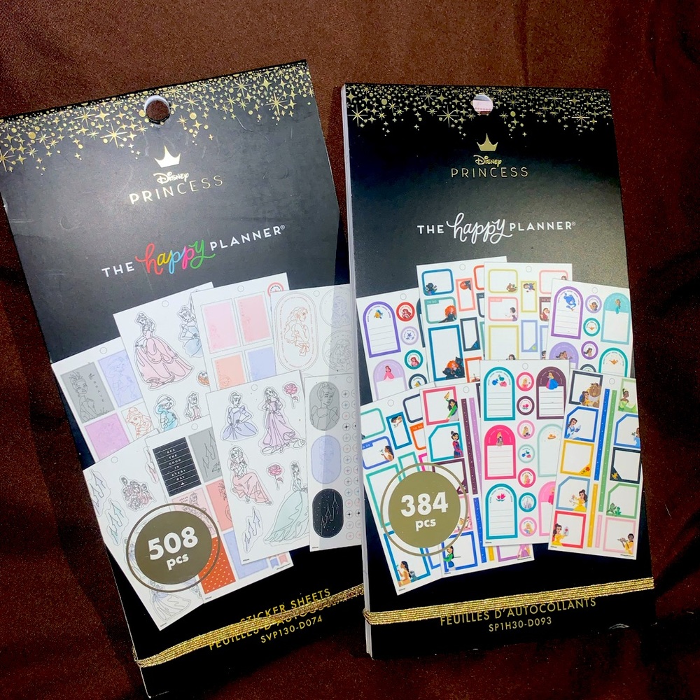 NEW✨DISNEY 👸 PRINCESS ✨ HAPPY PLANNER📒STICKER 📕 BOOK 📒 BUNDLE!